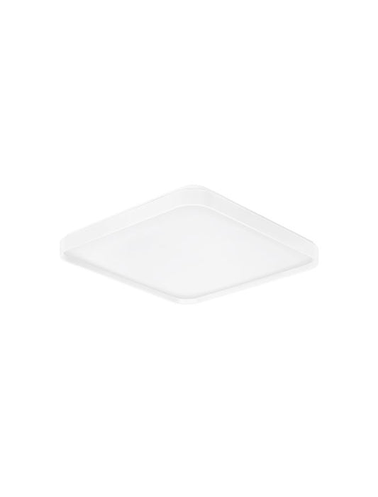 Plafoniera ATHOS Sandy White Aluminium & Acrylic LED 30W  3000K DIm: 48X48 cm  Nova Luce