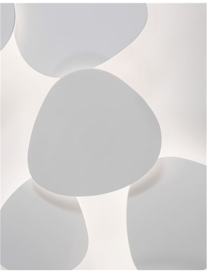 Aplica de interior CRONUS white 10W 3000K IP20 D16cm Nova Luce