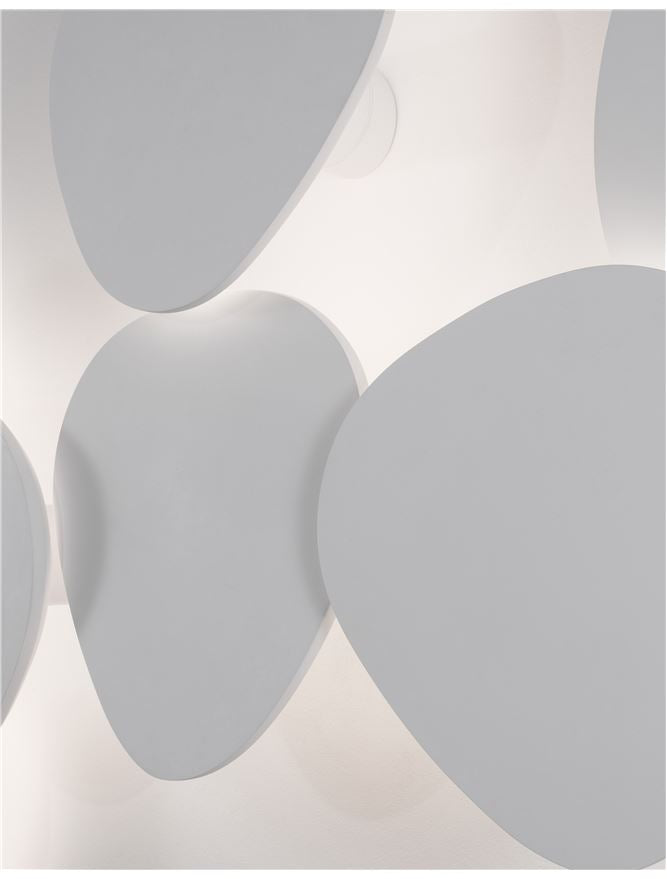 Aplica de interior CRONUS white 10W 3000K IP20 D16cm Nova Luce