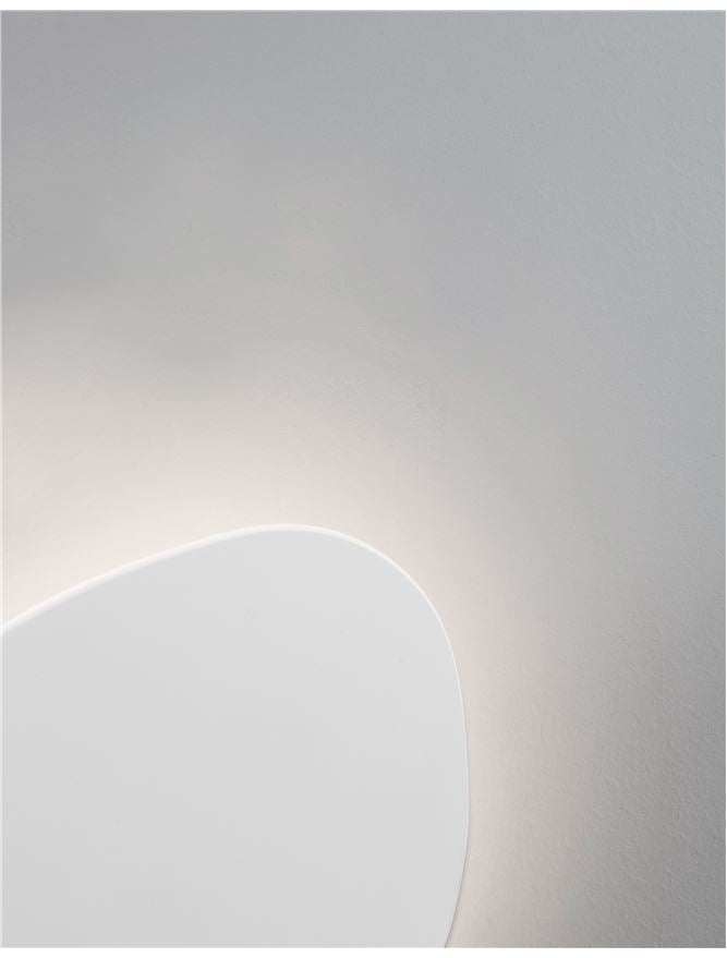 Aplica de interior CRONUS white 10W 3000K IP20 D16cm Nova Luce