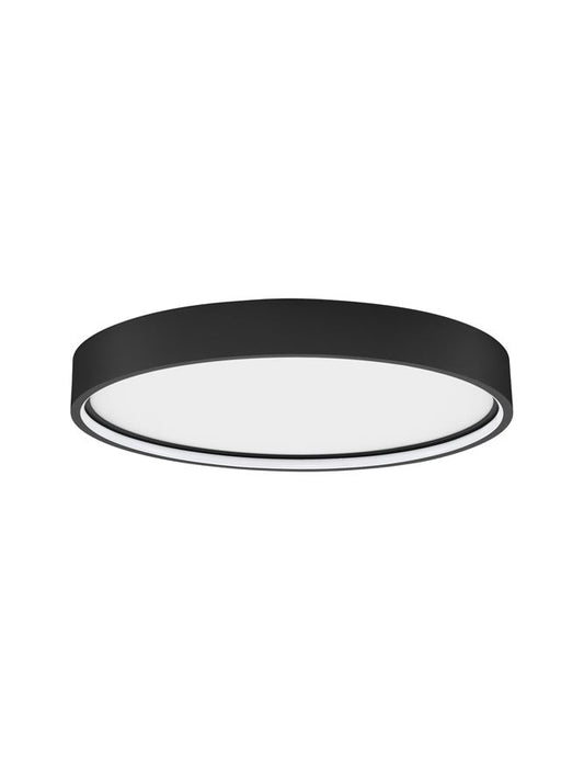 Plafoniera OLAF Sandy Black Aluminium & Acrylic Led 30W 3000K  Diam: 45 cm Nova Luce