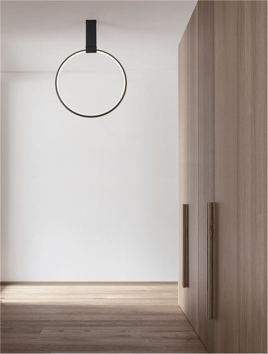 Lampa suspendata GARVE Sandy Black Aluminium NOVA LUCE