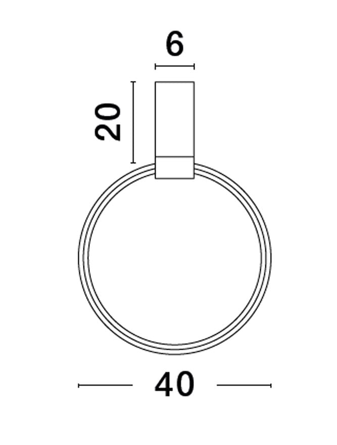Lampa suspendata GARVE Sandy White Aluminium LED 30W NOVA LUCE
