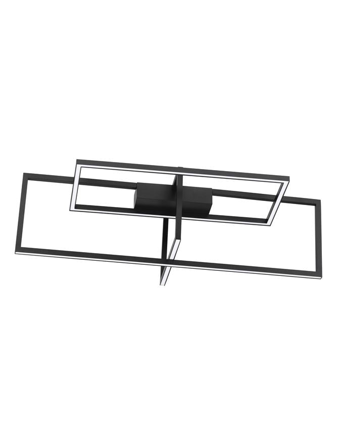 Plafoniera CLEA negru 31W Dim: 92x38.5 cm Nova Luce