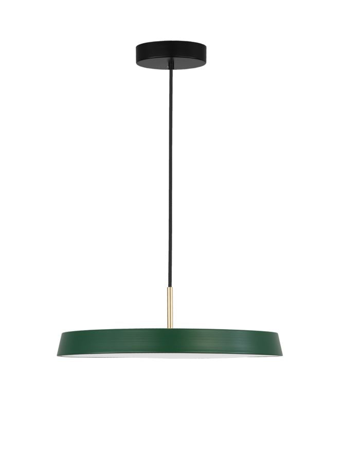 Lampa suspendata VETRO Matt Green Aluminium & Acrylic NOVA LUCE