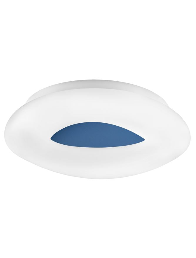 Plafoniera CIA Blue Aluminium & Acrylic Dimmable LED 38W 3000K Diam: 45 cm Nova Luce