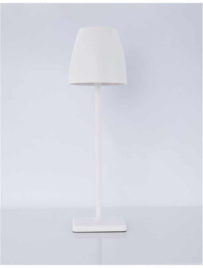 Lampa de masa portabila Colt alb, 2W , IP44  H 38 cm Nova Luce