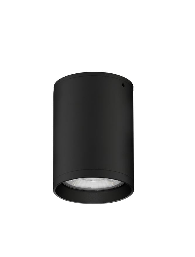 Plafoniera DARA Black Aluminium Glass Diffuser LED 9W 3000K Diam: 8 cm IP54 Nova Luce