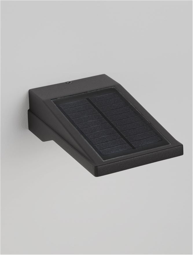 Aplica de exterior TEK, LED 1Watt 5V DC 105Lm IP54 3000K Solar Light With Sensor Nova Luce