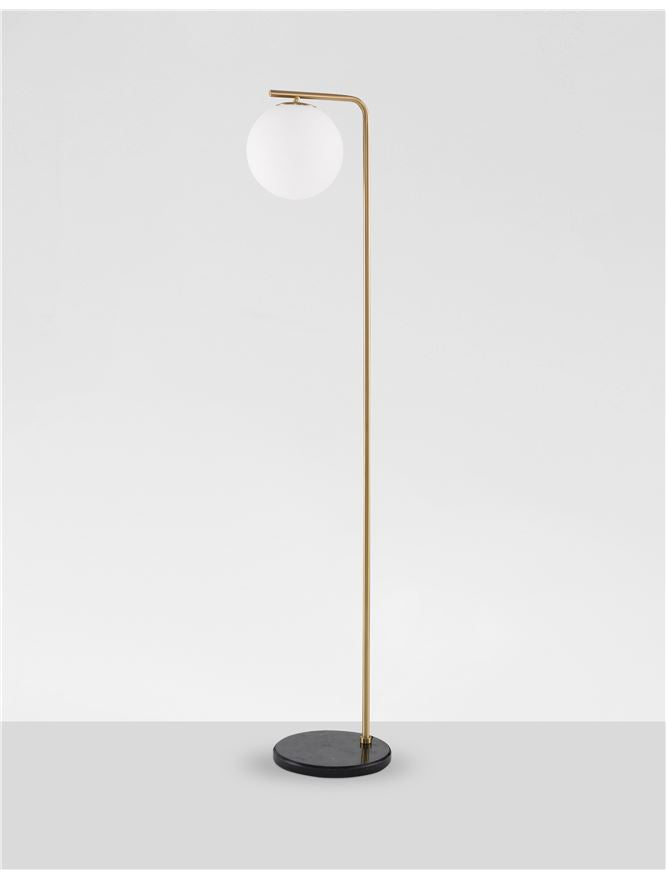 Lampadar ALVAREZ gold led E27 12W  IP20 H140cm Nova Luce