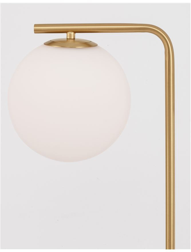 Lampadar ALVAREZ gold led E27 12W  IP20 H140cm Nova Luce