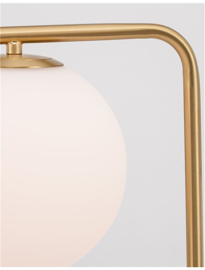 Lampadar ALVAREZ gold led E27 12W  IP20 H140cm Nova Luce