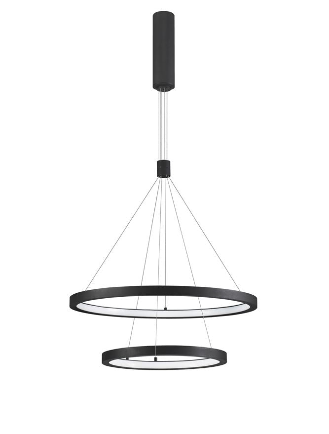 Lampa suspendata EMPATIA 2 Sandy Black Aluminium 4200Lm NOVA LUCE
