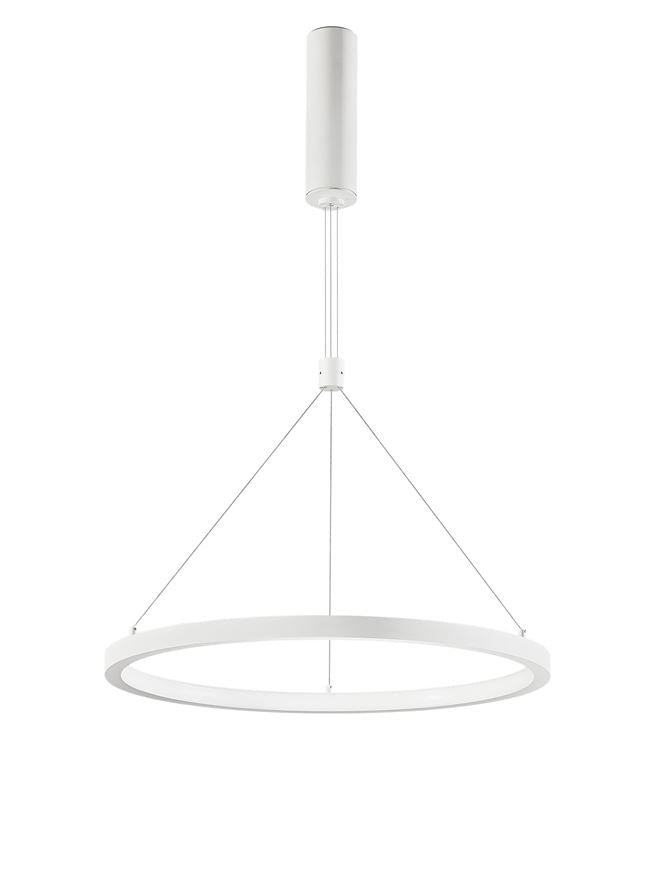 Lampa suspendata EMPATIA Sandy White Aluminium 2450Lm NOVA LUCE
