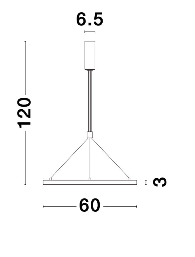 Lampa suspendata EMPATIA Sandy White Aluminium 2450Lm NOVA LUCE