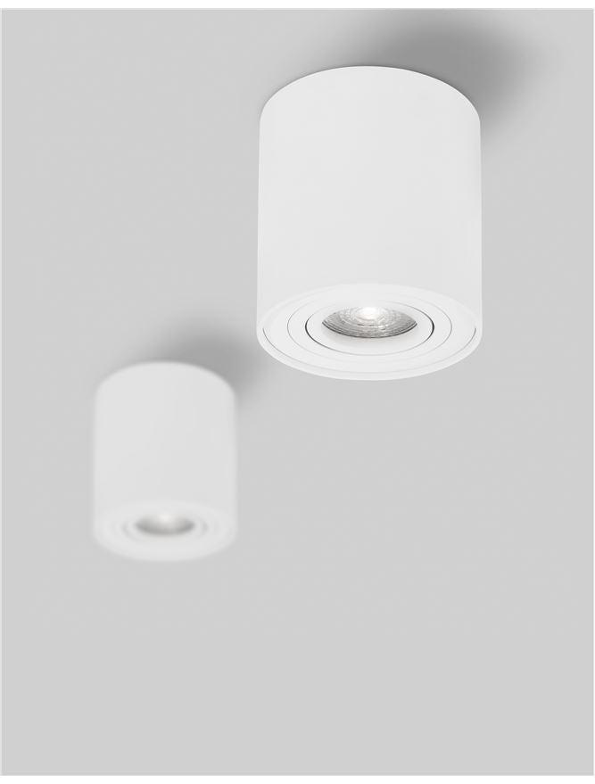 Plafoniera GOZZANO tip spot aplicat alb max.50W Diam.8 cm Nova Luce