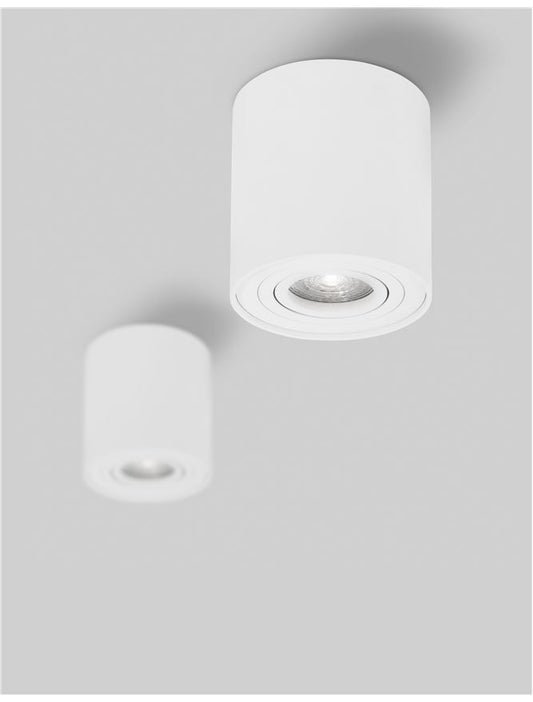 Plafoniera GOZZANO tip spot aplicat alb max.50W Diam.8 cm Nova Luce