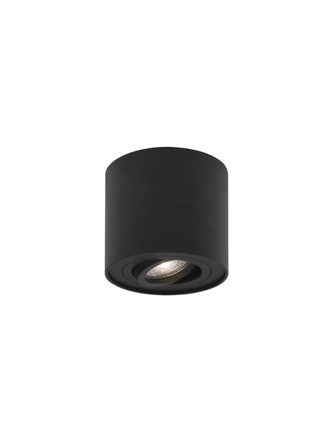 Plafoniera GOZZANO tip spot aplicat negru max.50W Diam. 8 cm Nova Luce