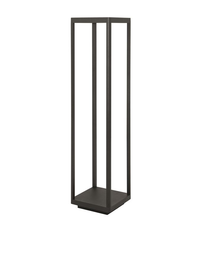 Bolard luminos de exterior SURF Anthracite, 8W, H 80cm, 3000K, IP65 Nova Luce