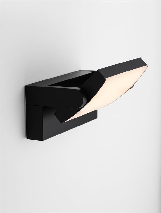 Aplica de exterior SALLY black, LED 20W 3000K IP54 Solar light Nova Luce