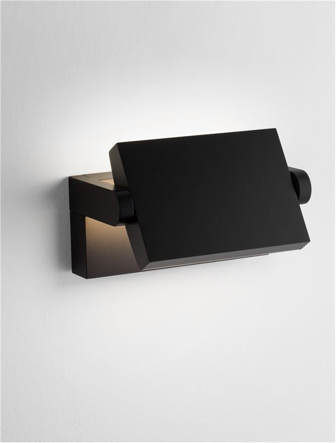 Aplica de exterior SALLY black, LED 20W 3000K IP54 Solar light Nova Luce