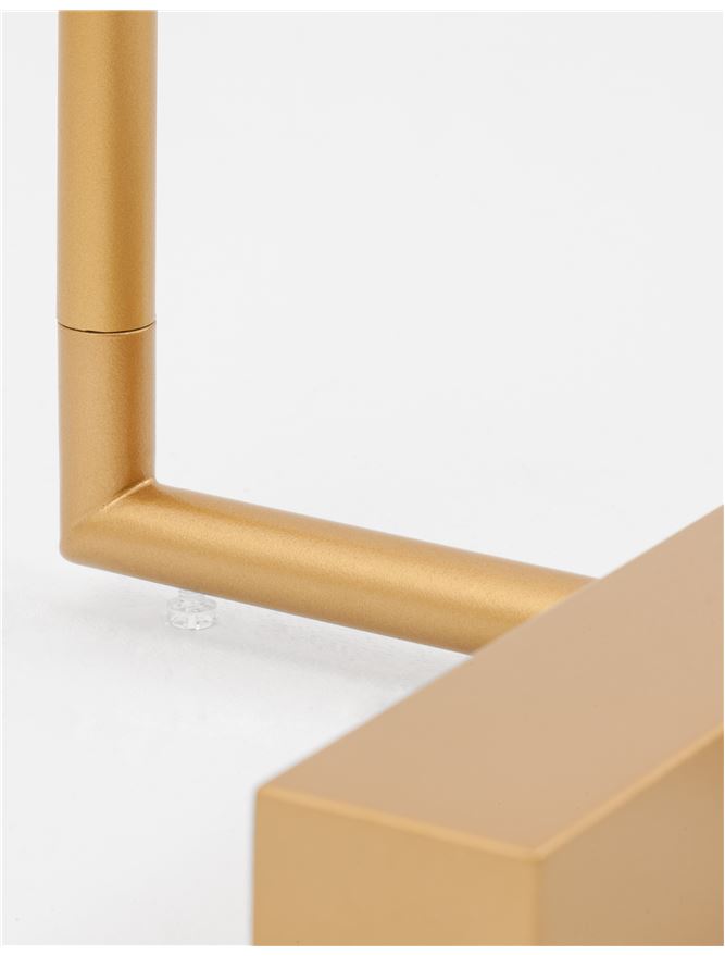 Lampadar RACCIO gold led 17,3W  3000K IP20 H140cm Nova Luce