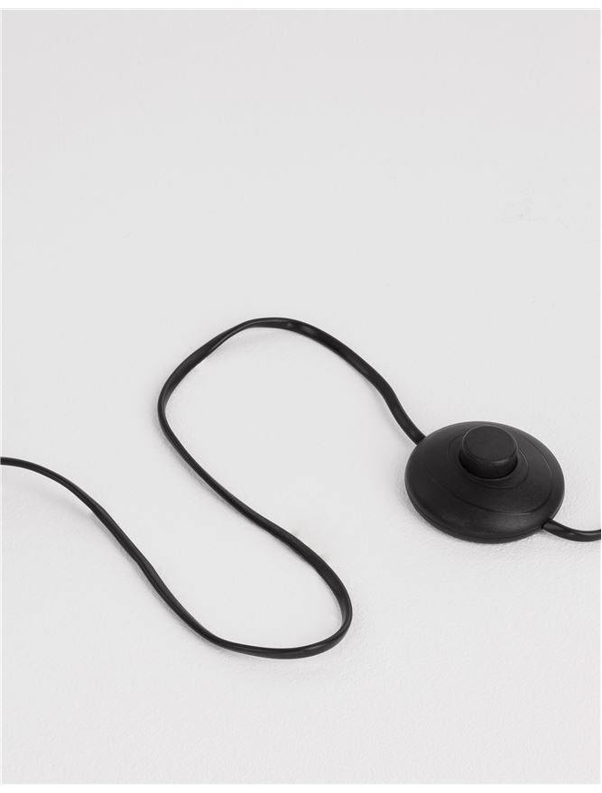 Lampadar RACCIO black led 17,3W  3000K IP20 H140cm Nova Luce