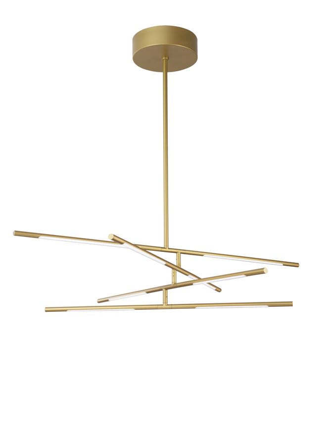 Lampa suspendata RACCIO Black Metal & Acrylic L84 NOVA LUCE