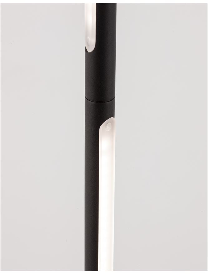 Lampadar HANDY black led  25W  3000K IP20 H171cm Nova Luce