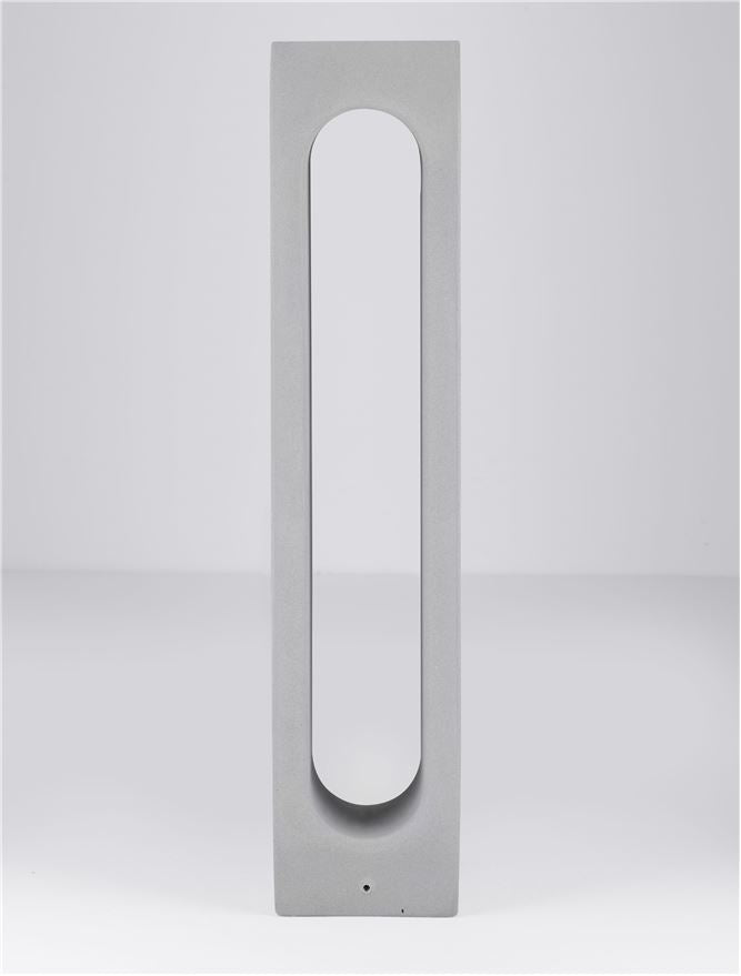Bolard luminos de exterior STAGE gray cement , 6W, H70, 3000K, IP65 Nova Luce