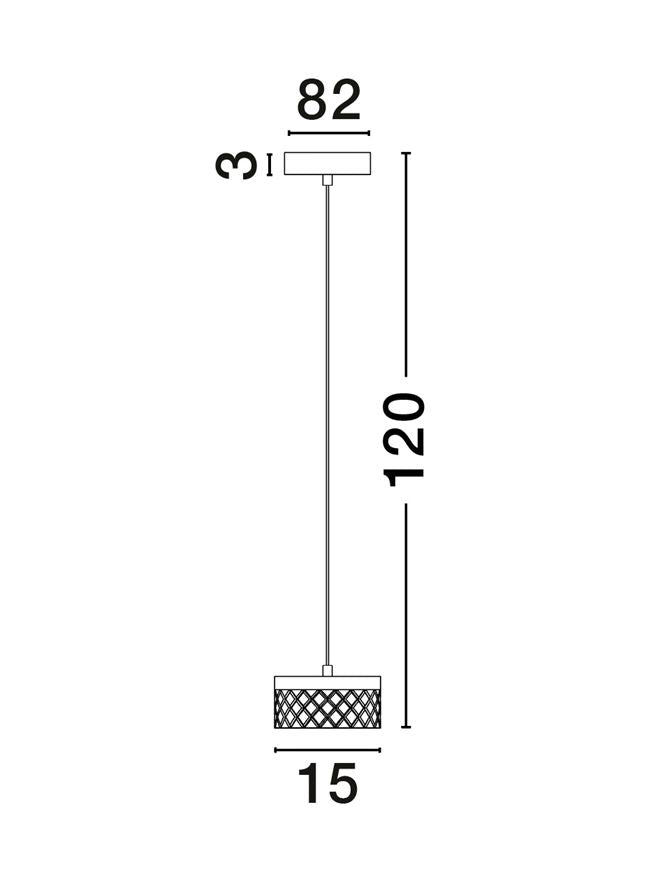 Lampa suspendata BION NOVA LUCE
