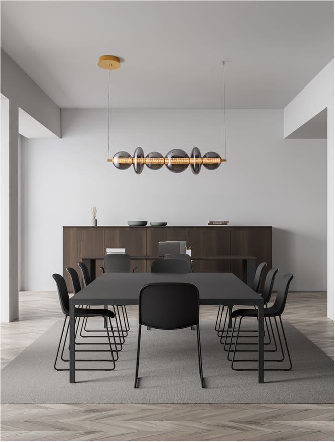 Lampa suspendata orizontala NAVI 6 NOVA LUCE