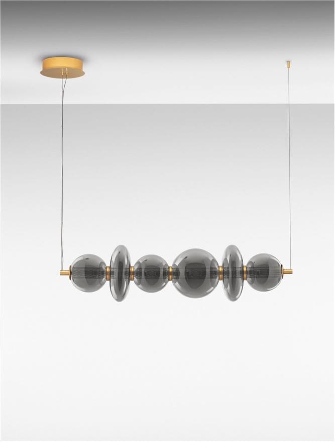 Lampa suspendata orizontala NAVI 6 NOVA LUCE