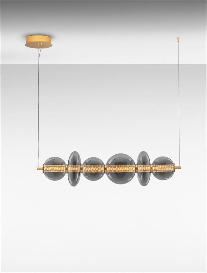 Lampa suspendata orizontala NAVI 6 NOVA LUCE