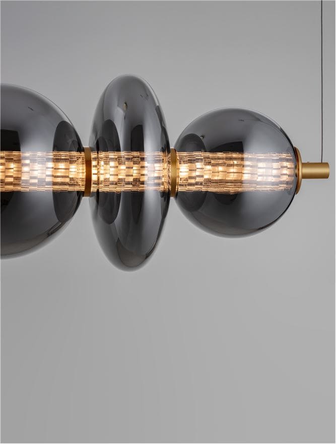 Lampa suspendata orizontala NAVI 6 NOVA LUCE