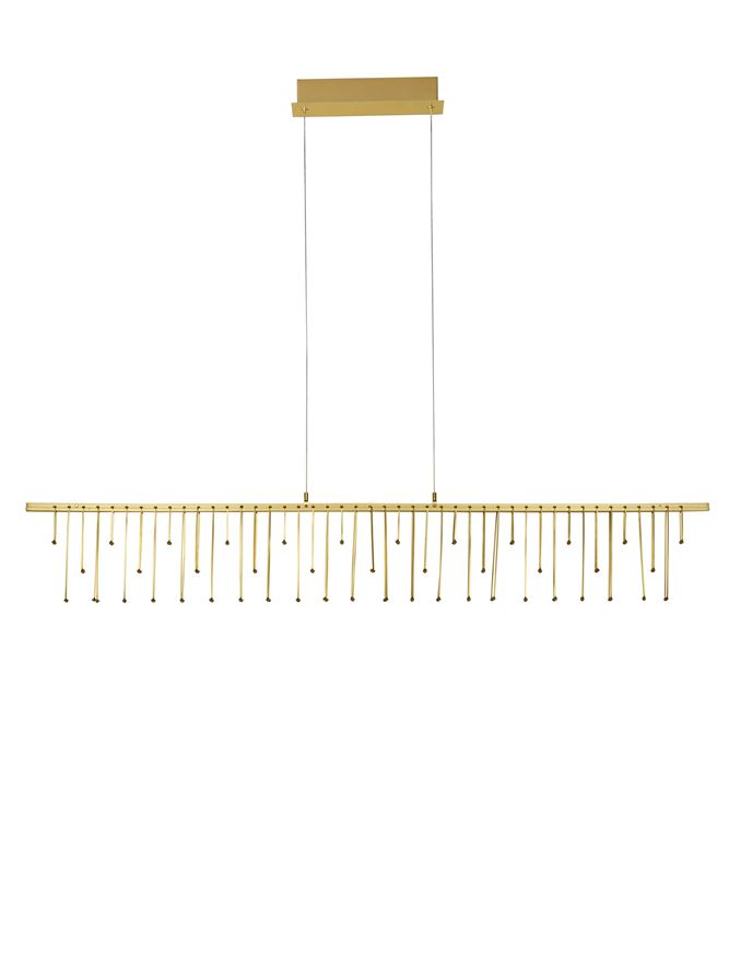 Lampa suspendata STELLAR Matt Brass Gold & Copper Metal L120 NOVA LUCE