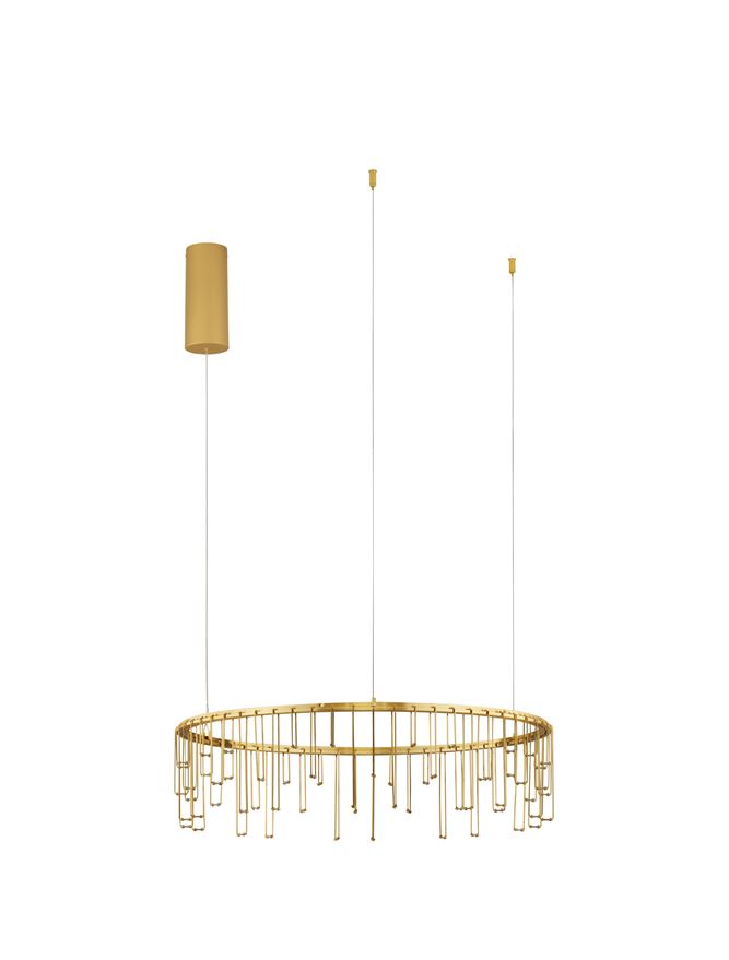 Lampa suspendata STELLAR Matt Brass Gold Copper D65 NOVA LUCE