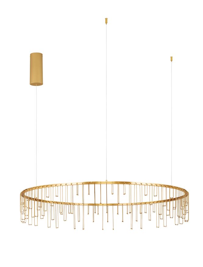 Lampa suspendata STELLAR Matt Brass Gold Copper D100 NOVA LUCE