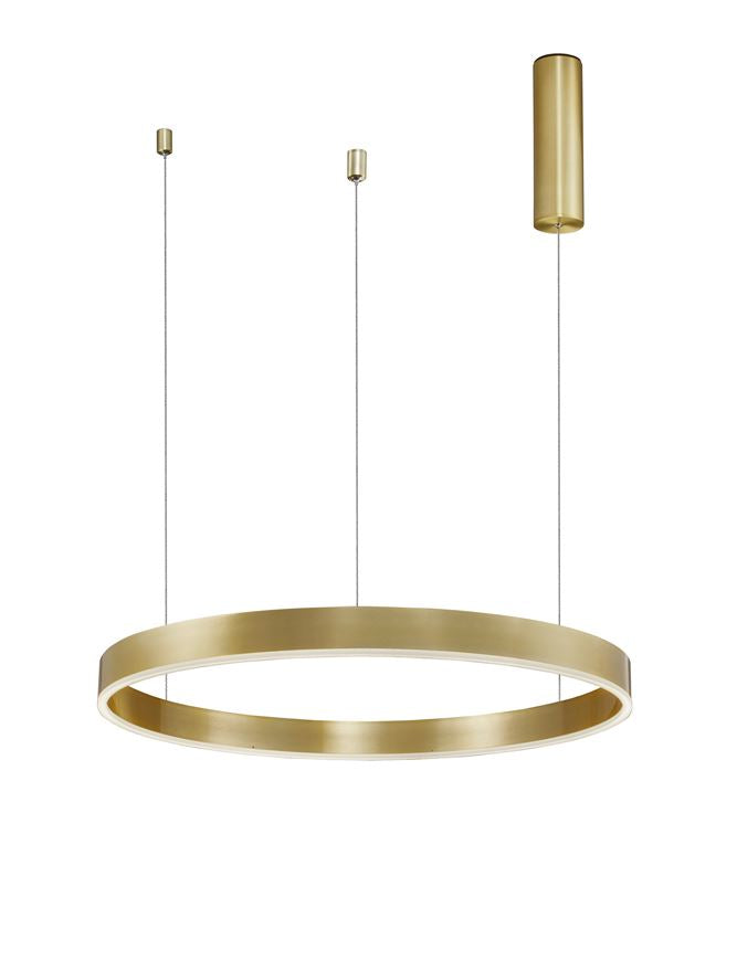 Lampa suspendata MOTIF Brass Gold D60 H120 NOVA LUCE