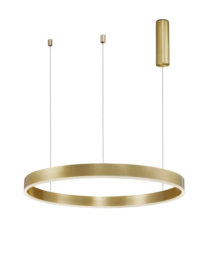 Lampa suspendata MOTIF Brass Gold D80 H120 NOVA LUCE