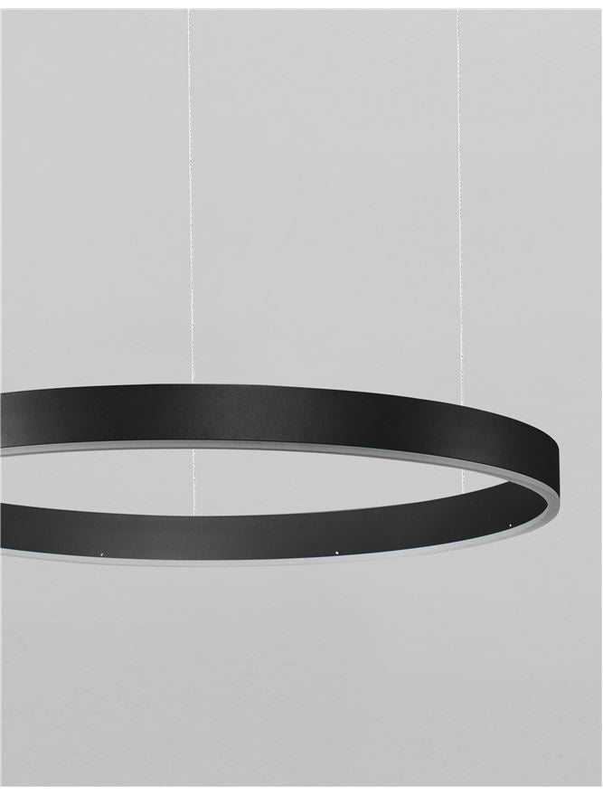 Lampa suspendata MOTIF Sandy Black  D60 NOVA LUCE
