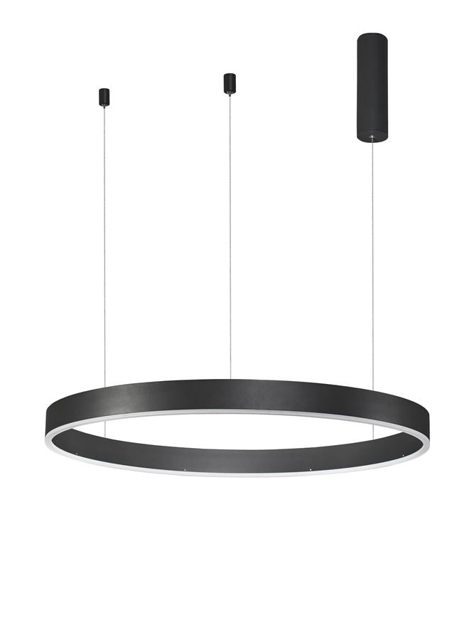 Lampa suspendata MOTIF Sandy Black  D80 H120 NOVA LUCE