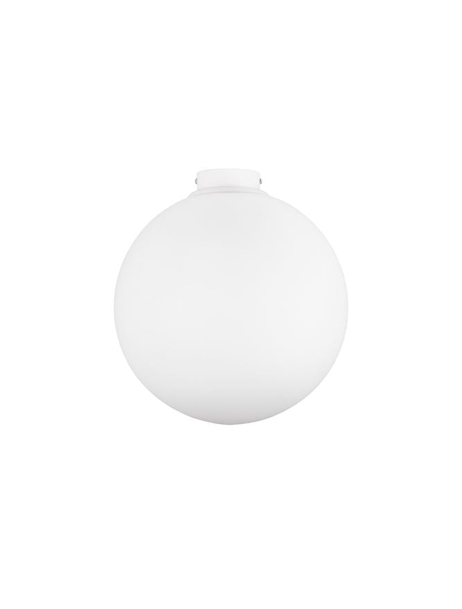 Plafoniera NEVOSO Opal Glass & White Metal 1X12W Diam: 30 cm Nova Luce