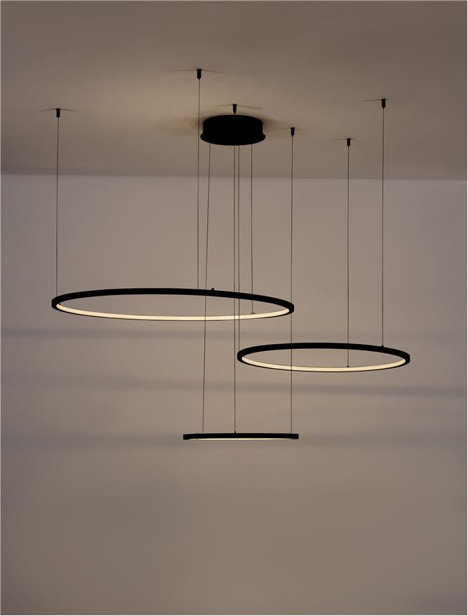 Lampa suspendata PURPLE BLACK NOVA LUCE