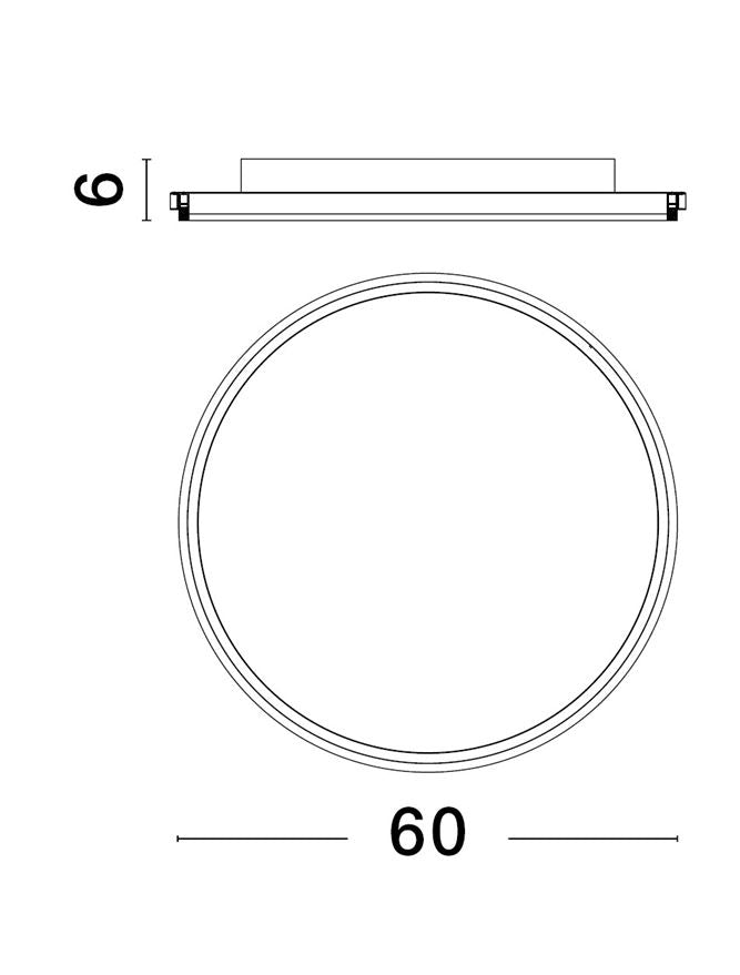 Plafoniera WILLOW auriu 60W Diam.60 Nova Luce