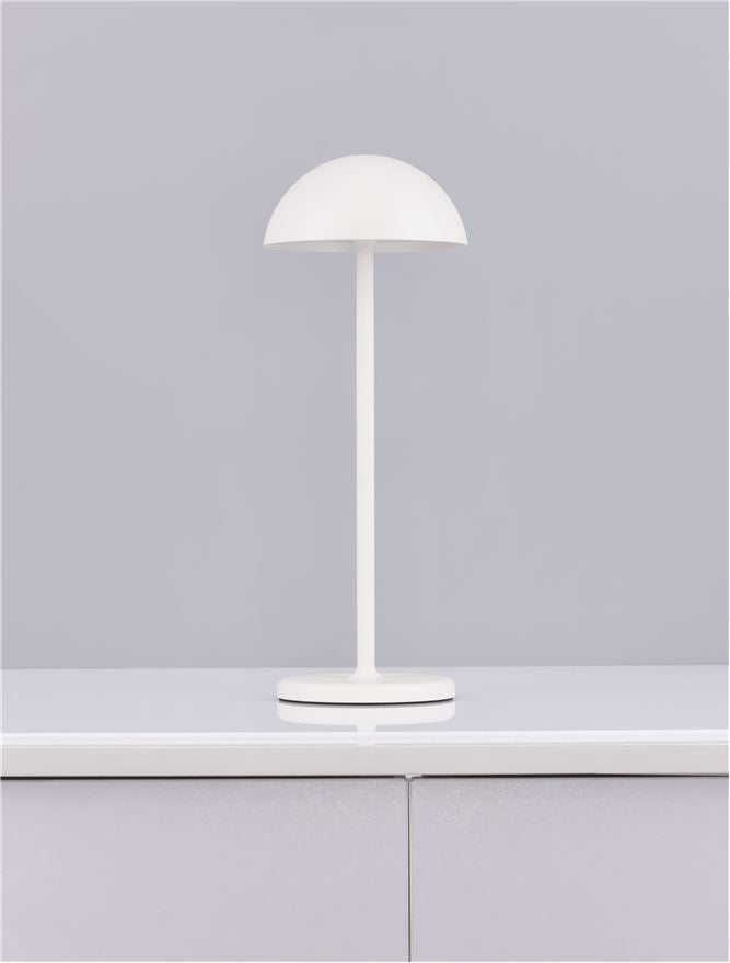 Lampa de masa portabila ROSE, alb, 2W, IP54 H 32cm Nova Luce