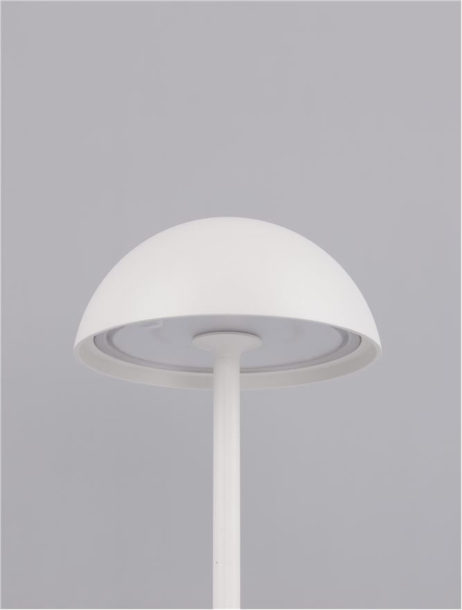 Lampa de masa portabila ROSE, alb, 2W, IP54 H 32cm Nova Luce