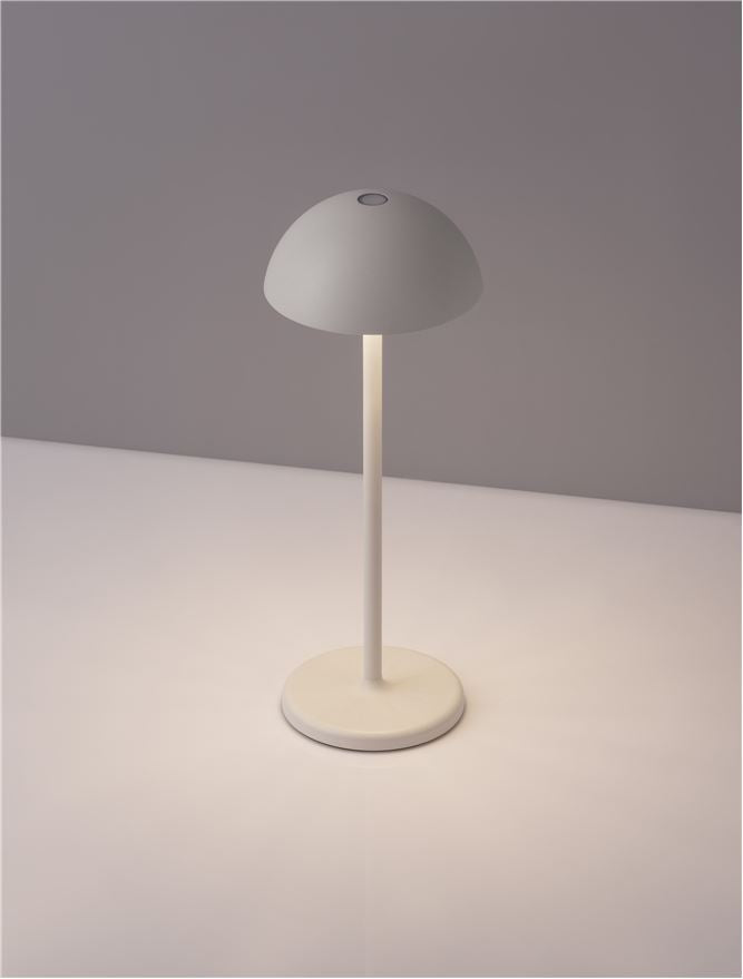 Lampa de masa portabila ROSE, alb, 2W, IP54 H 32cm Nova Luce