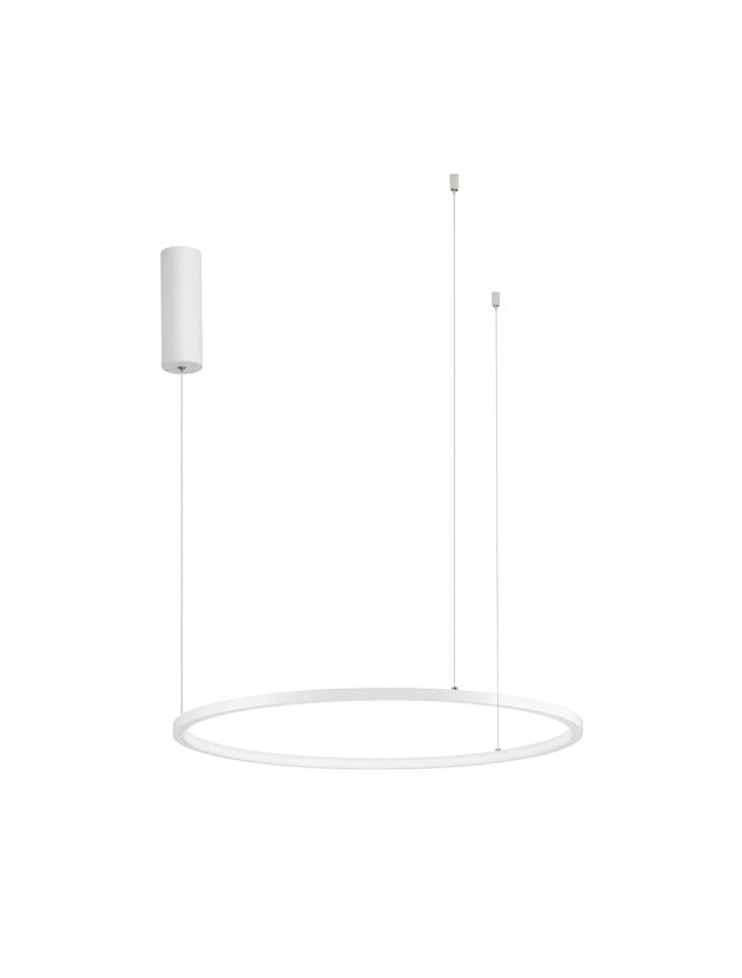 Lampa suspendata TARQUIN Sandy White Aluminum D60 NOVA LUCE