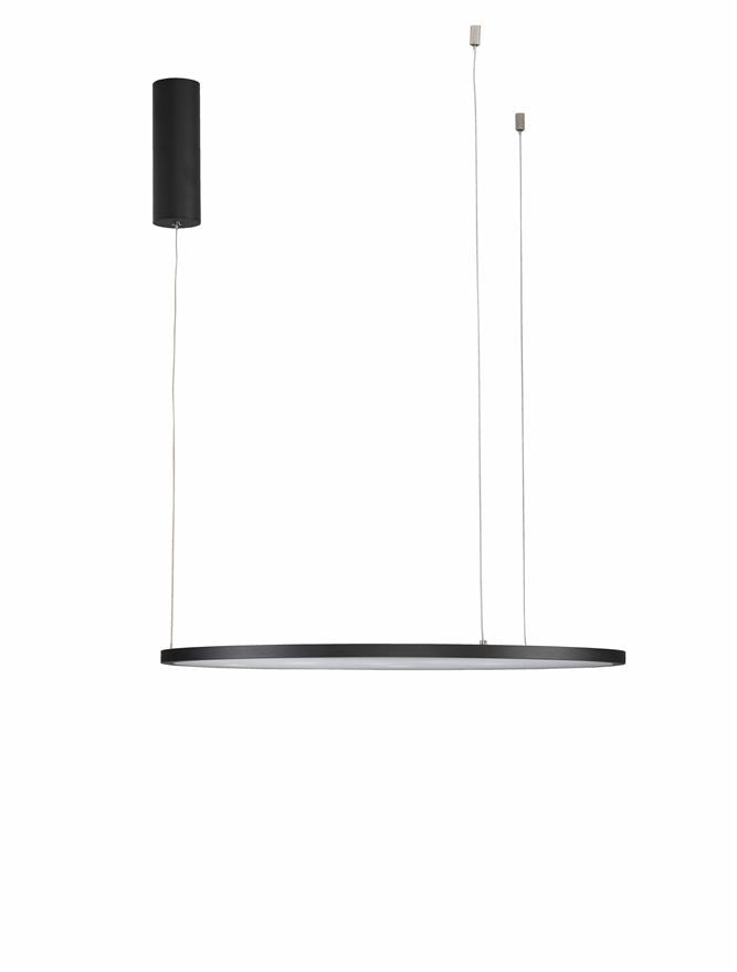 Lampa suspendata TARQUIN Sandy Black Aluminum D60 NOVA LUCE